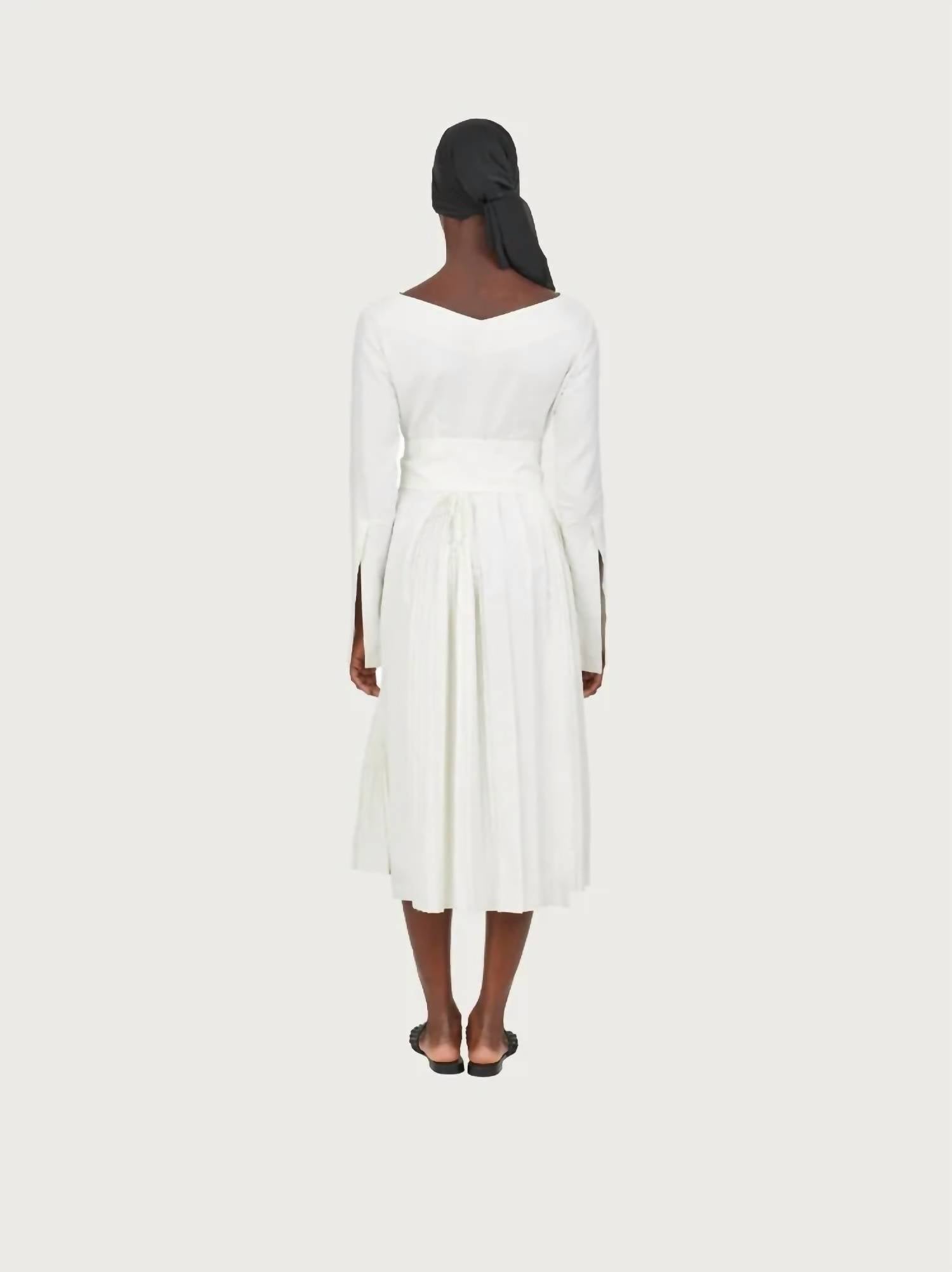 Salvatore Ferragamo - Women's Cross Over Midi Dress