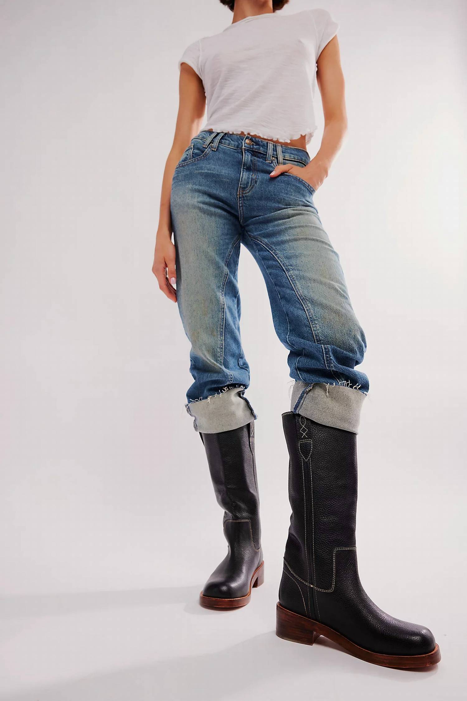Free People - Women's Blaze Leather Boots