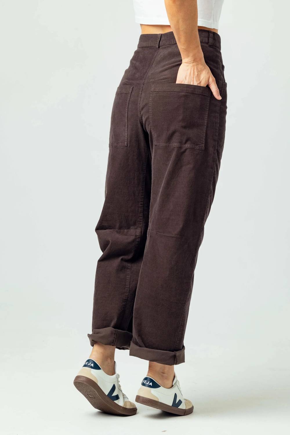 Sundays - Colette High-waisted Corduroy Pant