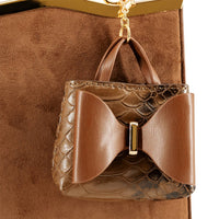Like Dreams - Women's Ramona Suede Mini Charm Crossbody Bag