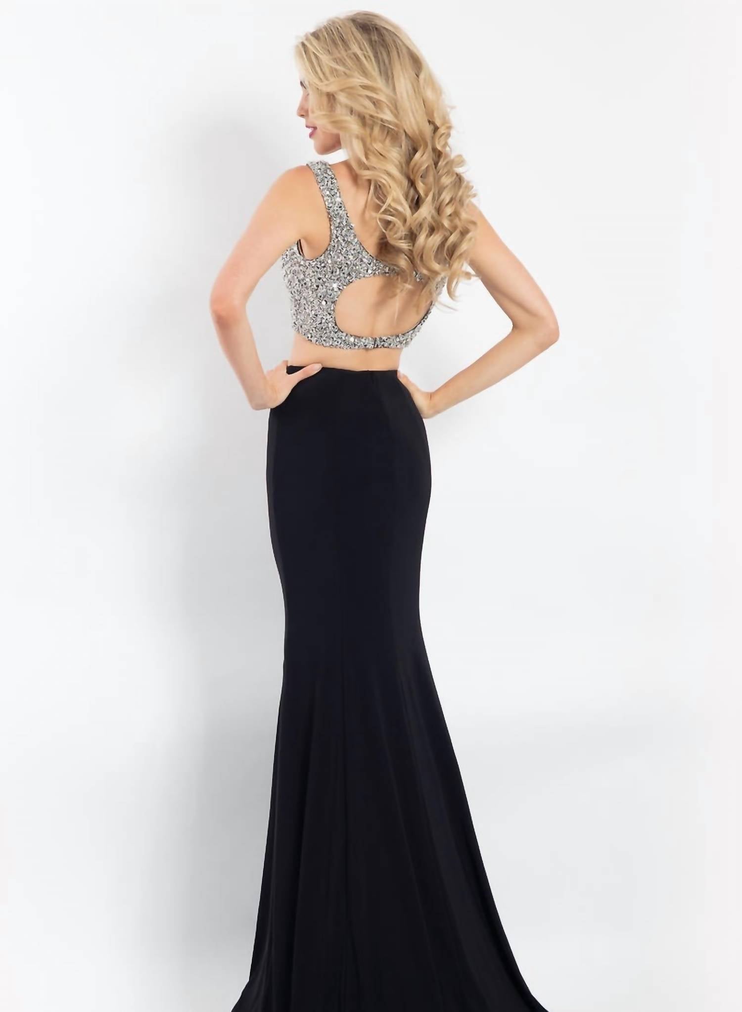 Rachel Allan - Two-piece Jersey Prom Dress