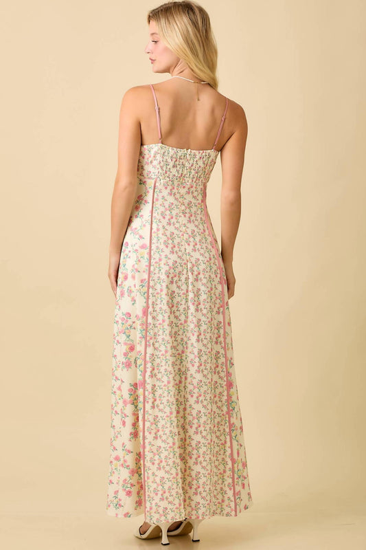 Mainstrip - Patchwork Floral Summer Maxi Dress