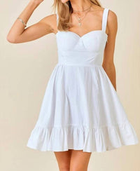 Baby Pink - Tiered Mini Dress