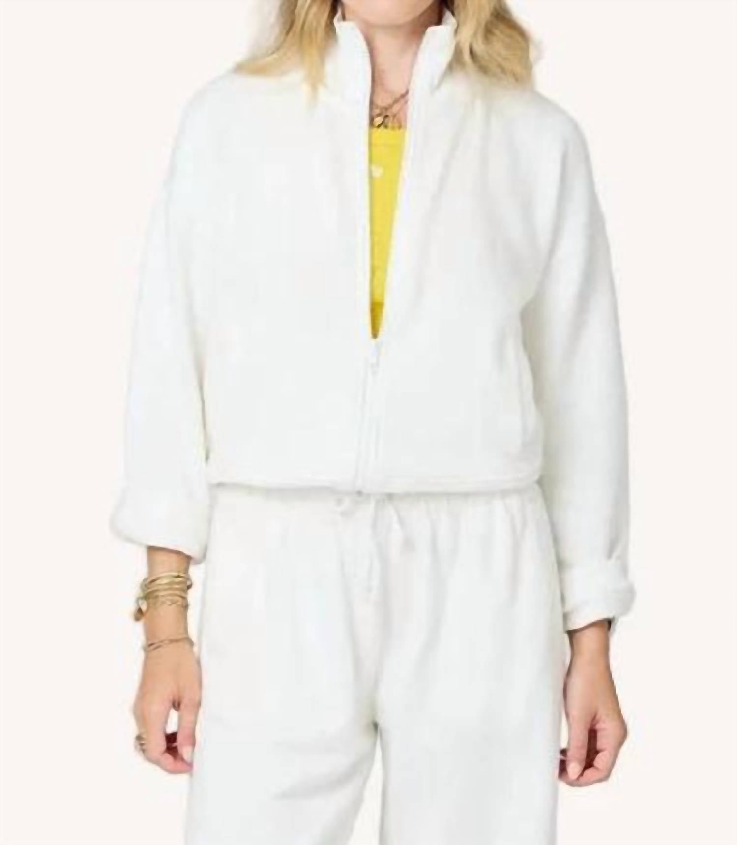 Kerri Rosenthal - Zip Up Mock Neck Sweatshirt