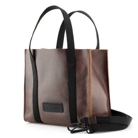 Lyndon - Women's Leather Mini Tote Bag