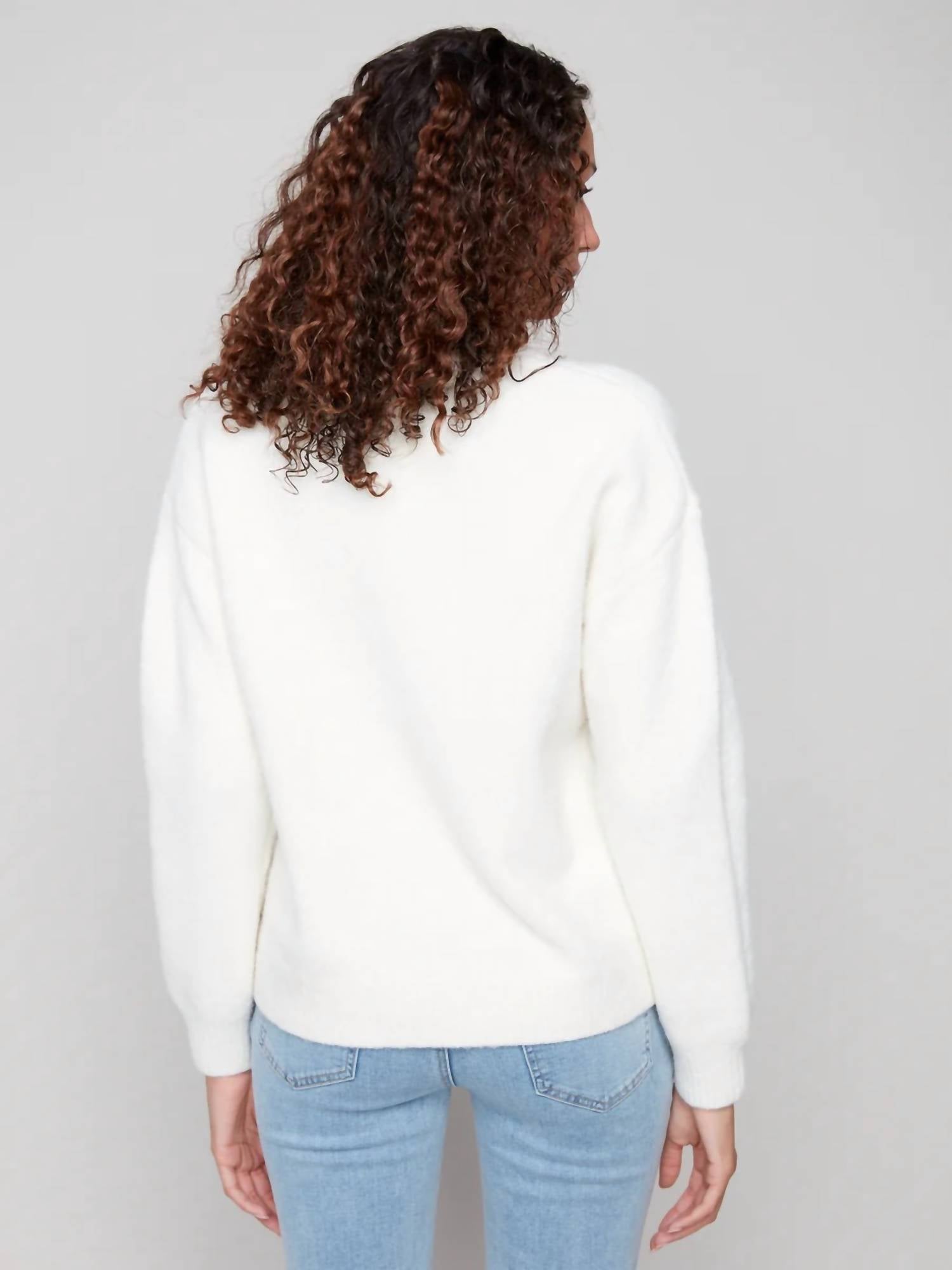Charlie B - Intarsia Fluffy Sweater