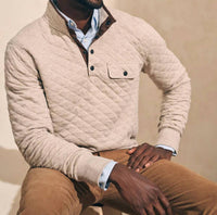 Faherty - Epic Quilted Fleece Pullover Sweatshirt