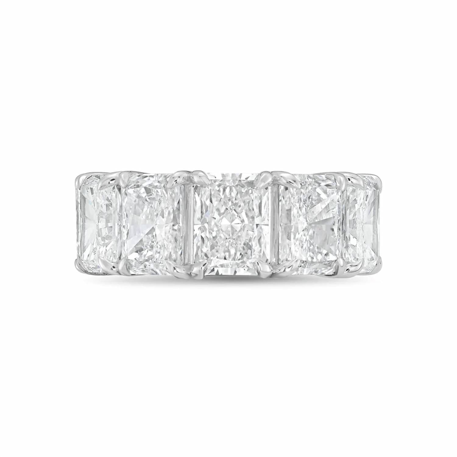 Diana M Jewels - Women's Radiant Lab-Grown Diamond Eternity Band (13.00 Ct) - Signature