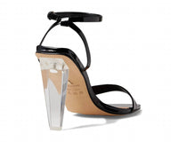 Carrano - Women's Transparent Heel Leather Sandal