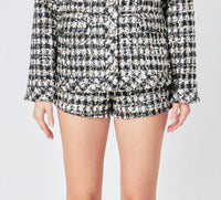 Endless Rose - Sequins Check Jacket