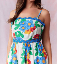 Peach Love - Hadley Floral Maxi Dress