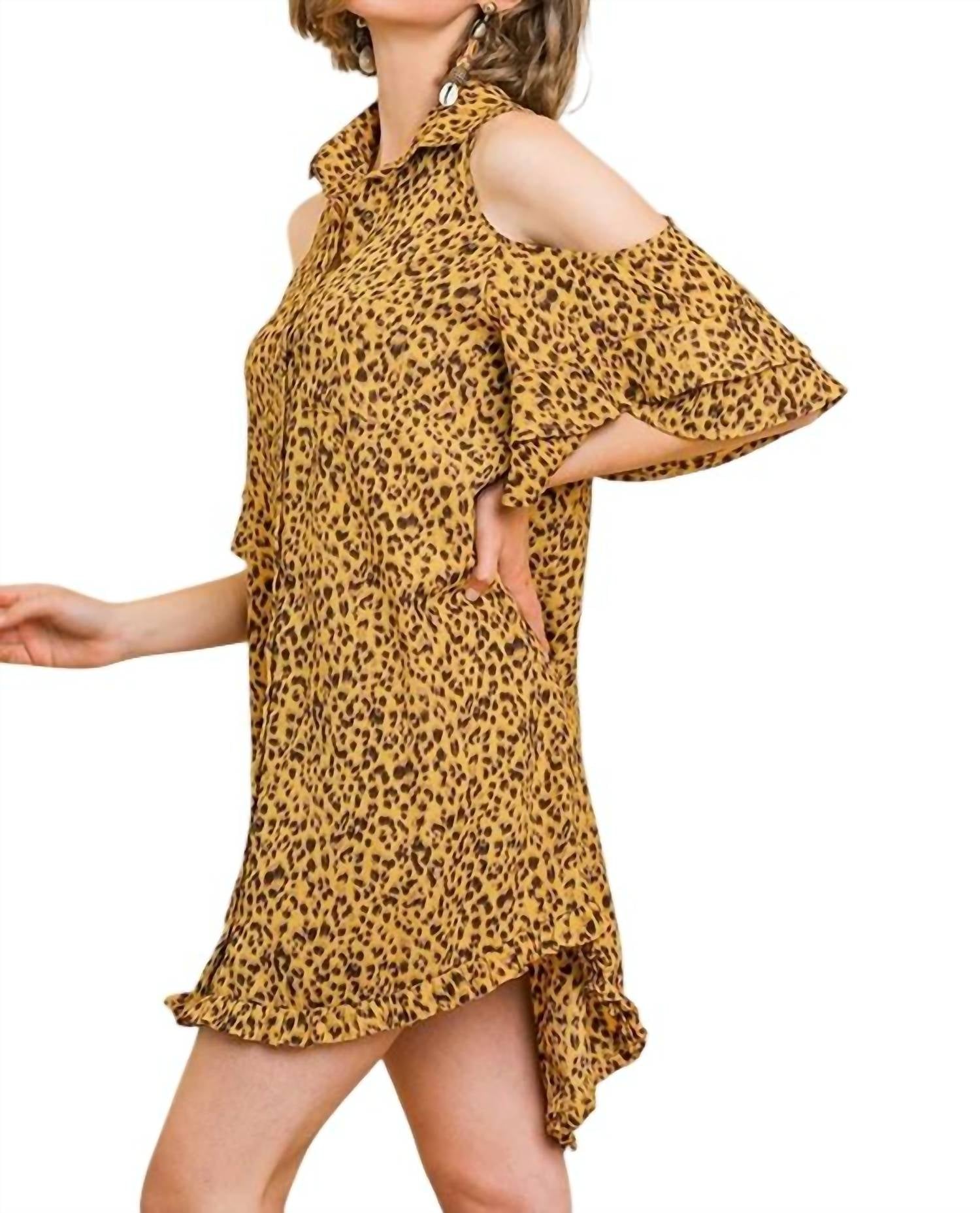 Umgee - Open Shoulder Dress