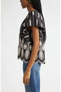 Ramy Brook - Bettie Embroidered Lace Top