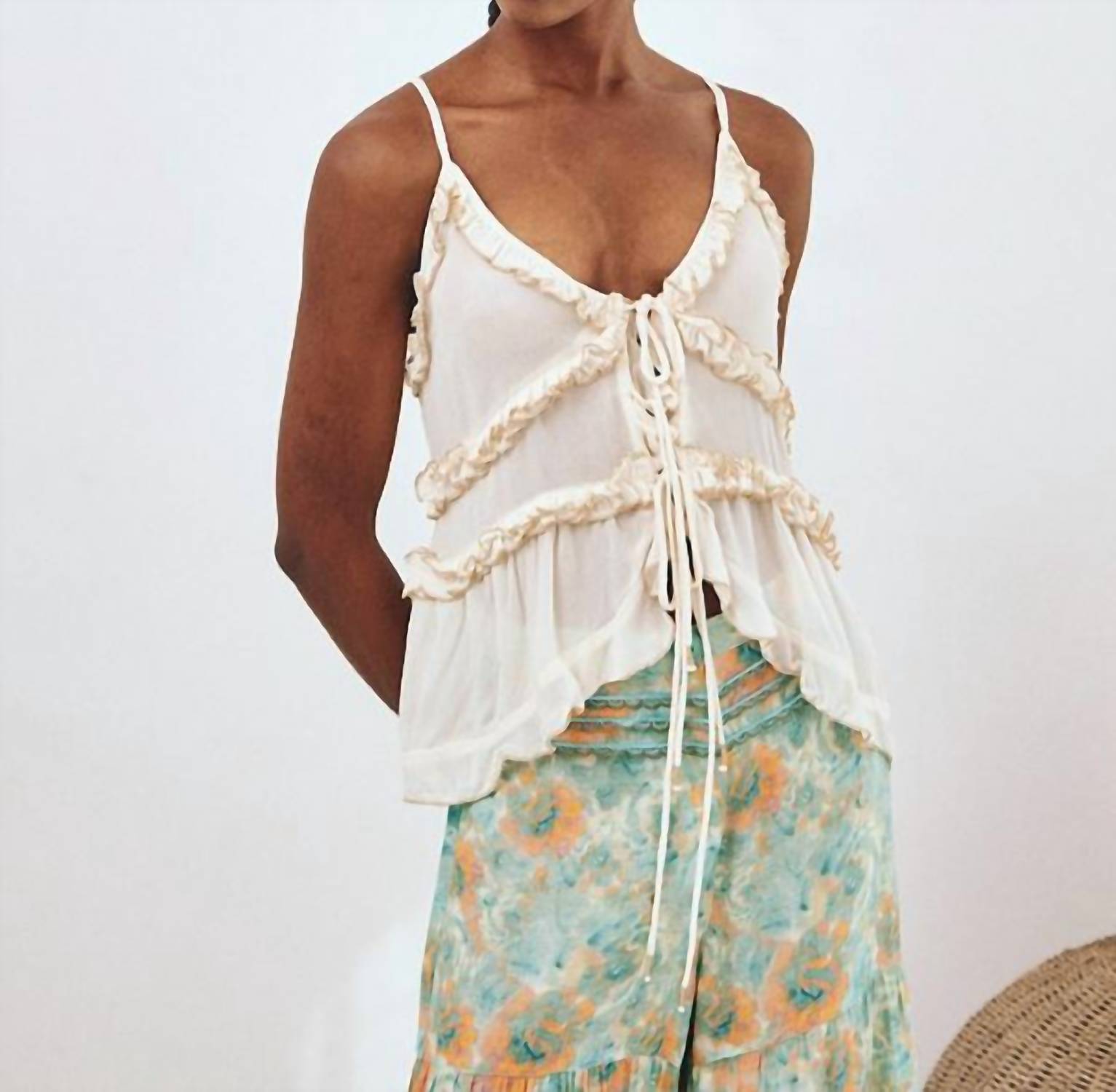 Mint Exclusives - Ximenia Frill Strap Top