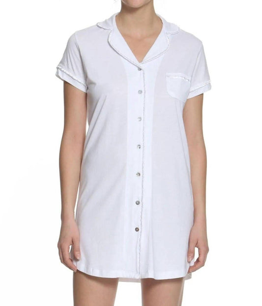 Twelve Eighty Eight - Sophie Basic Short Sleeve Nightshirt