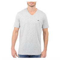Lacoste - Men's Standard Short Sleeve Pima V-neck Tee