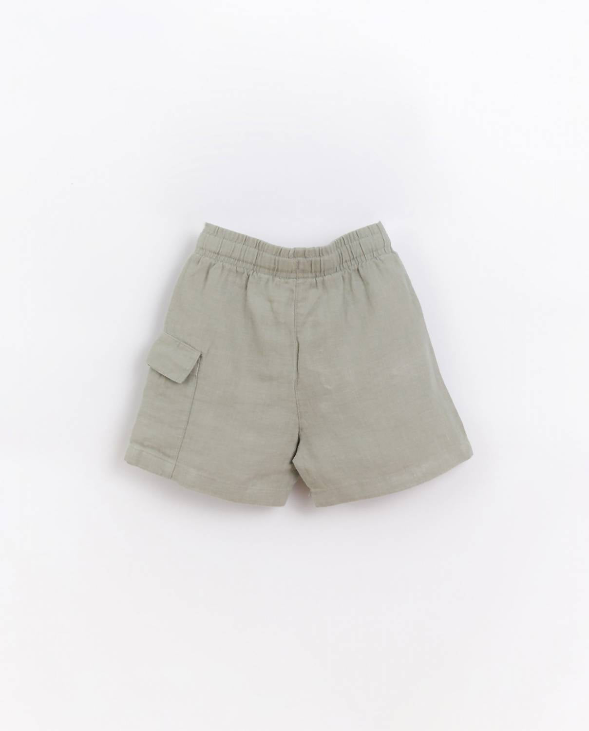 Play Up - Boy's Cargo Pocket Linen Shorts