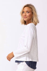 Escape By Habitat - Textured Peruvian Cotton Chill Cardigan