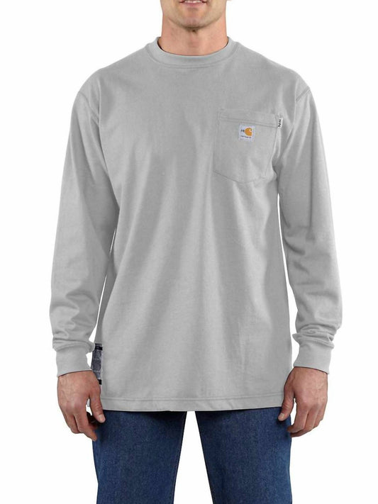 Carhartt - Men's Flame Resistant Cotton Long Sleeve T-shirt. - Tall