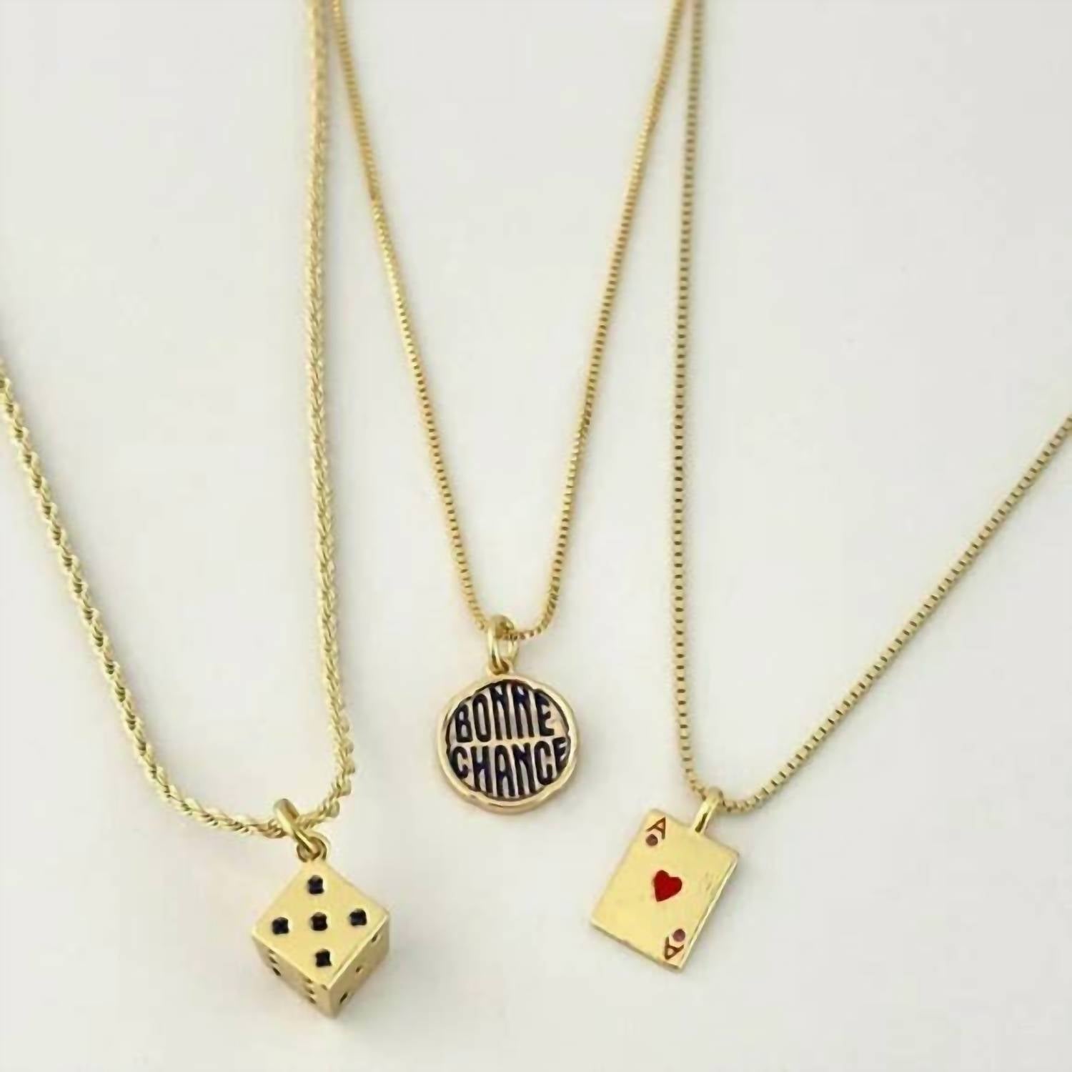 Tramps+Thieves - Women's Lucky Hearts Necklace