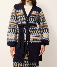 Marie Oliver Ferne Cardigan in sea - women's cardigan