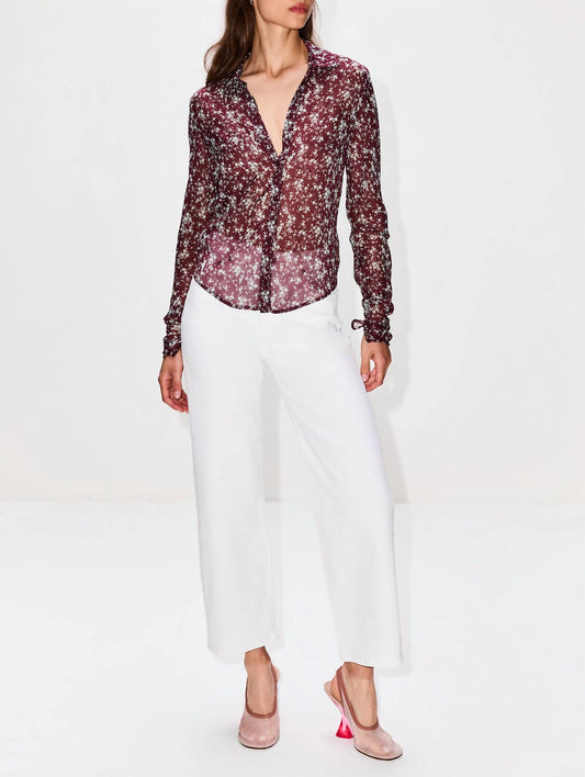 Paris Georgia - Sheer Silk Shirt