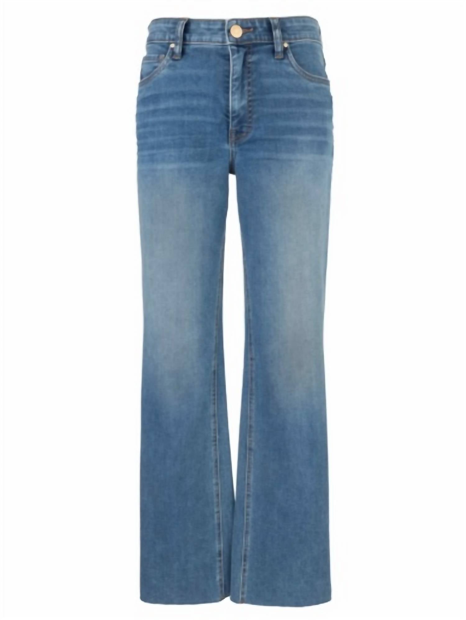 Kut From The Kloth - Women's Kelly High Rise Fab Ab Kick Flare Leg Jeans