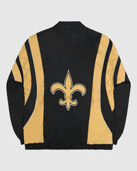 Starter - Men's New Orleans Saints Pullover Half-zip Starter Jacket