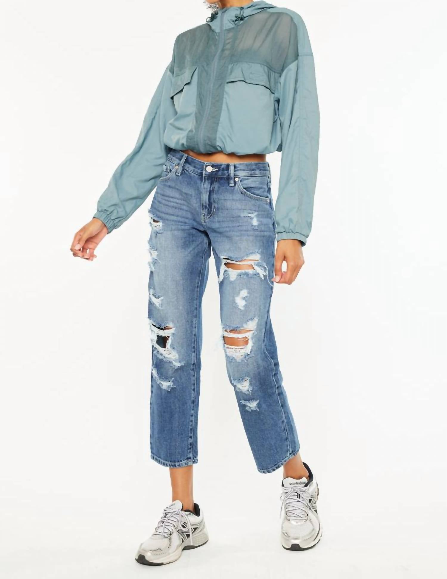 Kancan - Effy Mid Rise Boyfriend Jeans