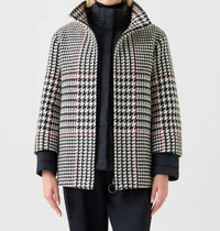 Akris Punto - Women's Glen Check 2-in-1 Carcoat