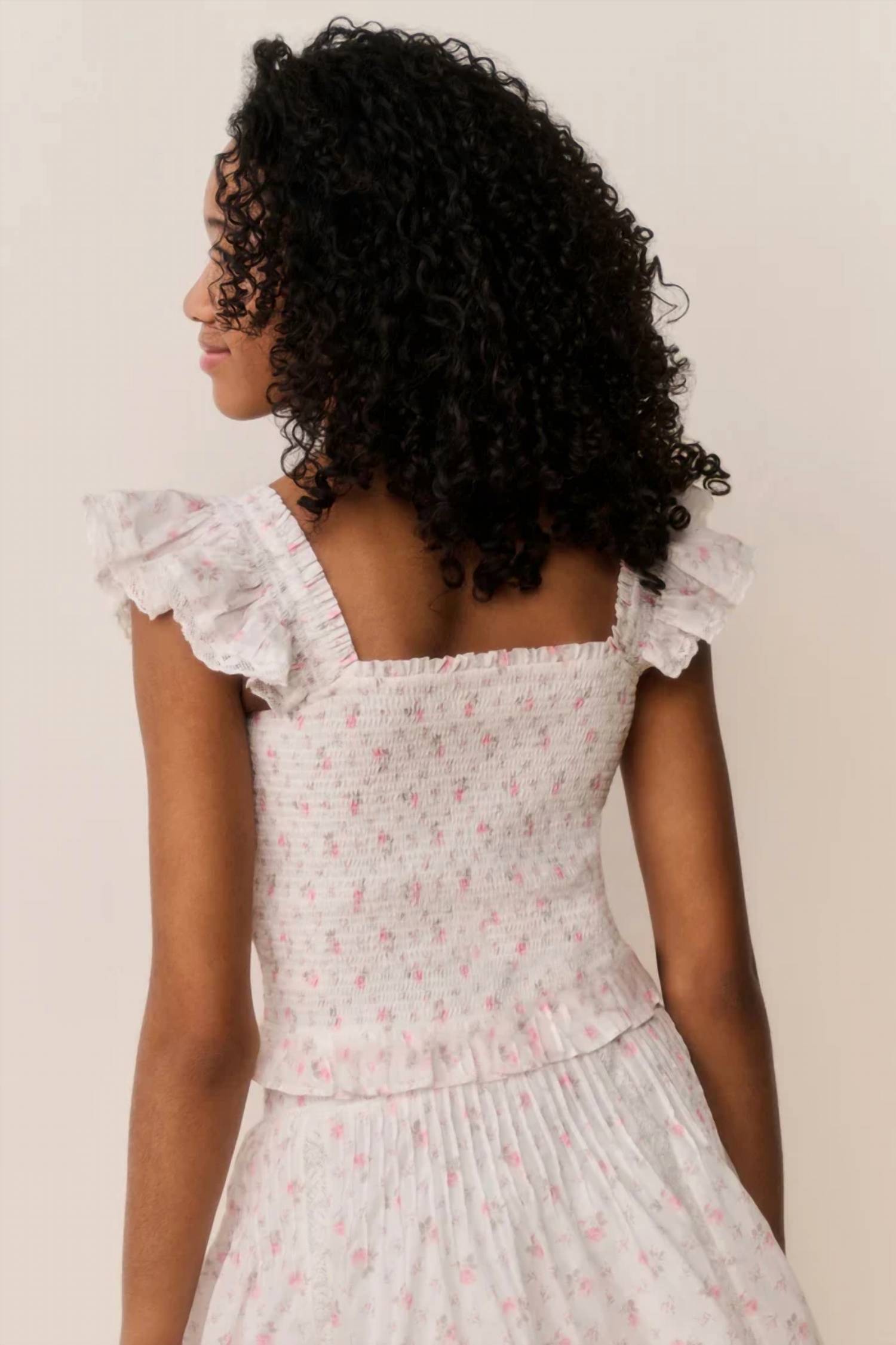 Loveshackfancy - Tween Jeanna Floral Cotton Top