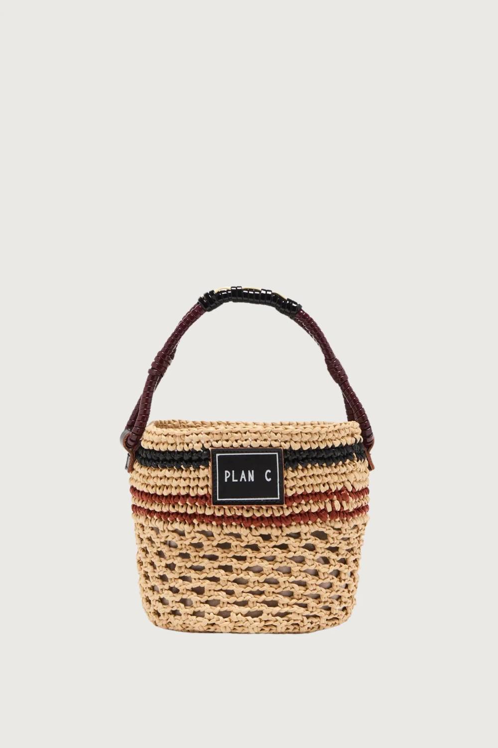 Plan C - Women's Bucket Straw Bag