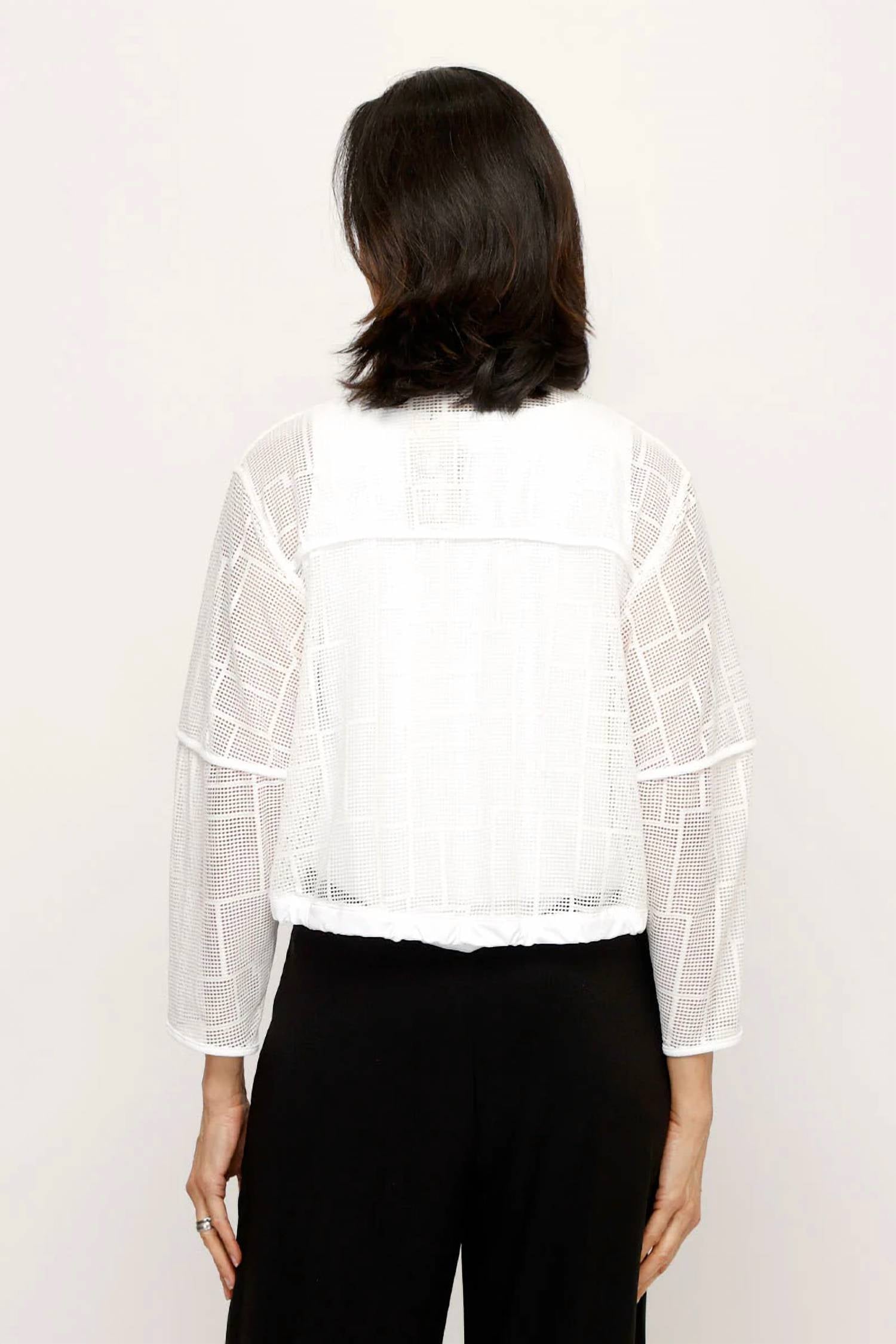 Sympli - Honeycomb Mesh Me Up Jacket - Plus