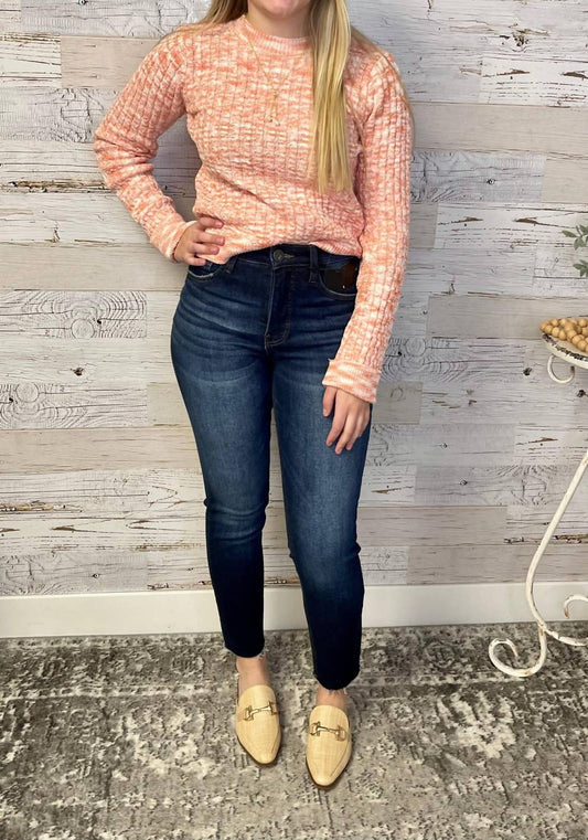 Evie Spaceknit Cuffed Sweater