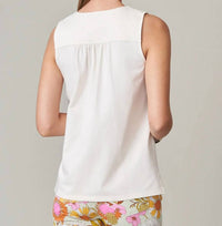 Spartina 449 - Daisy Embroidered Faye Top