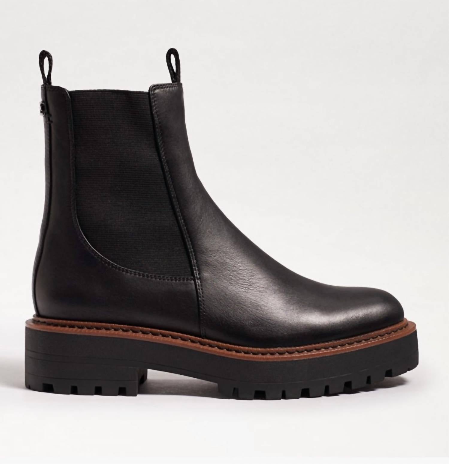 Sam Edelman Women's Laguna Chelsea Boot in black - women's shoe - detail view