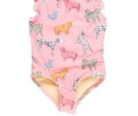 Pink Chicken - Girls' Pull-on Swimsuit