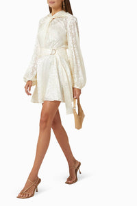 Cream Burling Dress