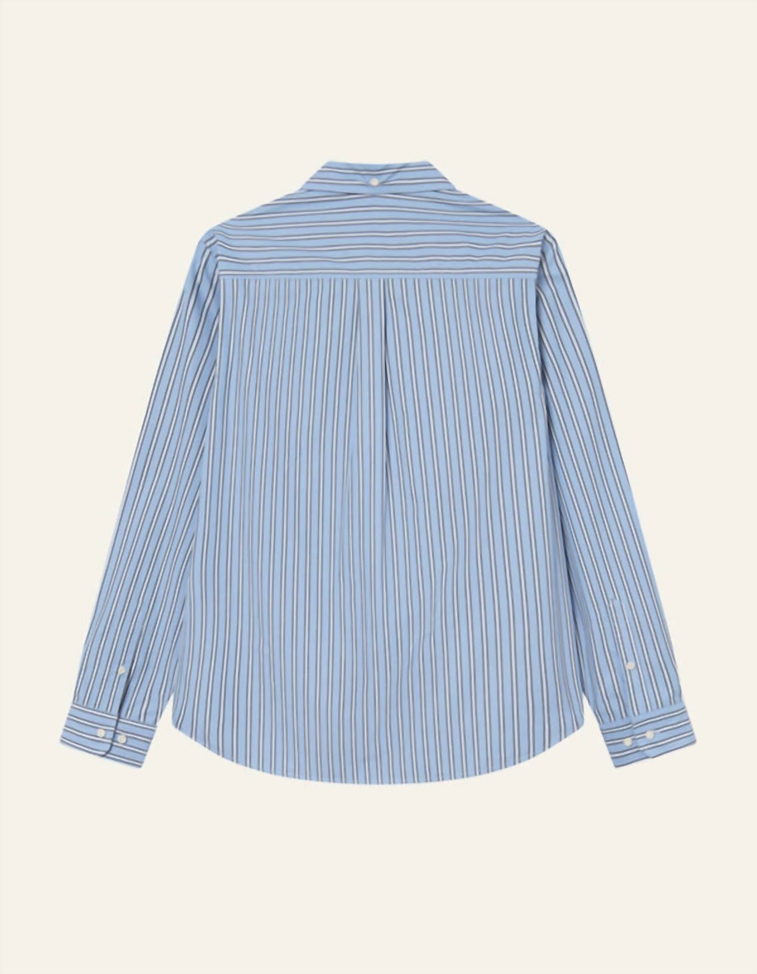 Les Deux - Kent Stripe Poplin Shirt