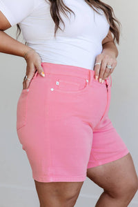 Judy Blue - High Rise Control Top Cuffed Shorts