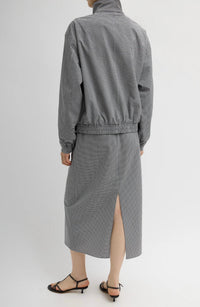 Tibi - Tech Gingham Track Jacket