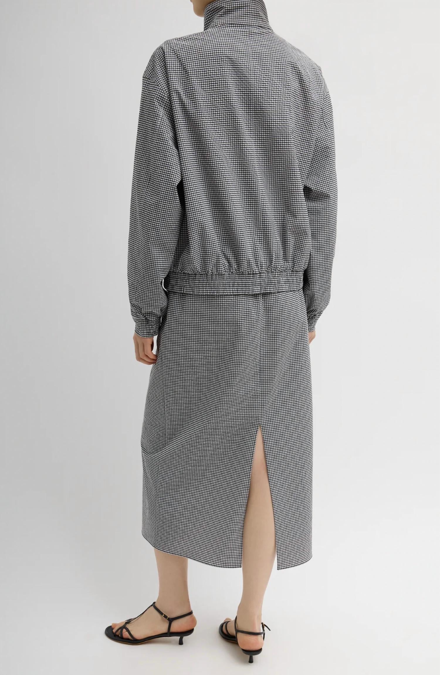 Tibi - Tech Gingham Track Jacket