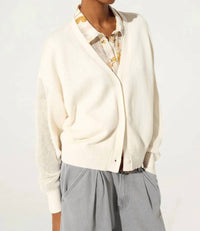 Cotelac - Cotton Cashmere Long Sleeves Cardigan