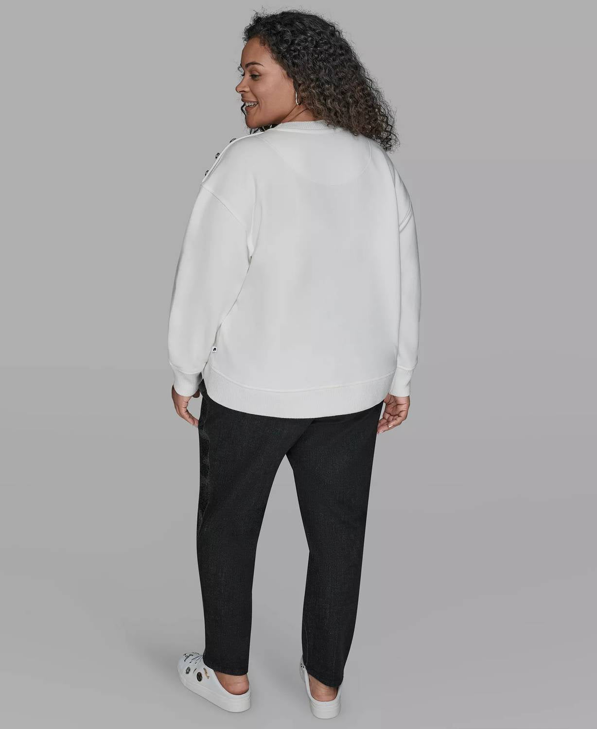 Karl Lagerfeld - Eiffel Tower Crewneck Sweatshirt - Plus