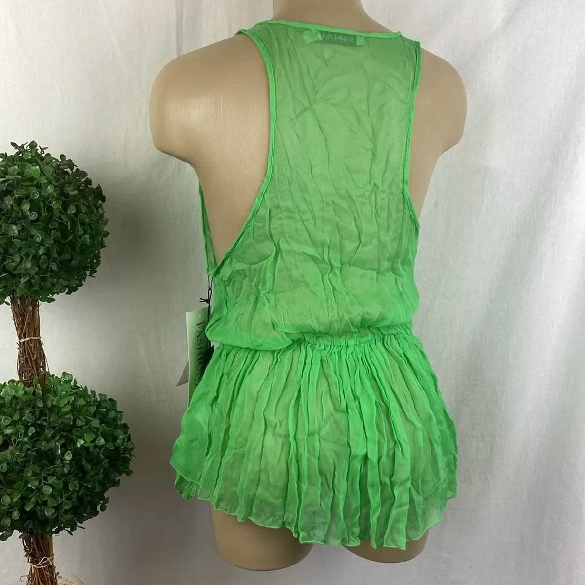Sam & Lavi - Sheer Sleeveless Blouse