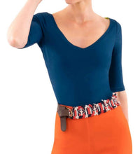 GRETCHEN SCOTT Second Skin Top in navy - women's long sleeve top