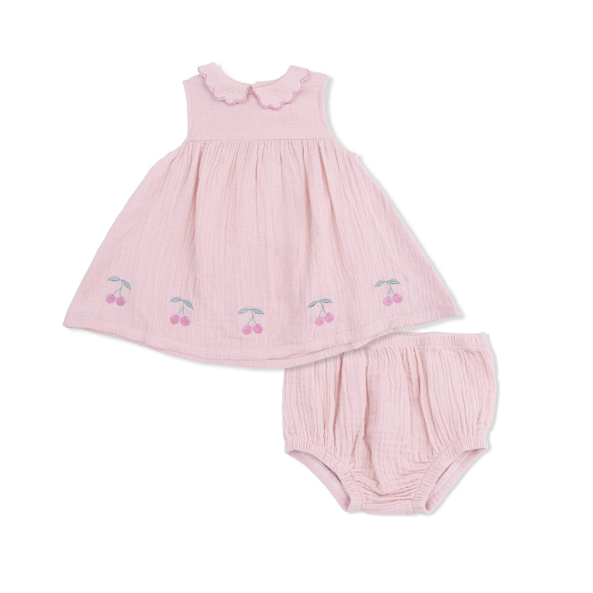 Angel Dear - Girls Petal Collar Dress Set