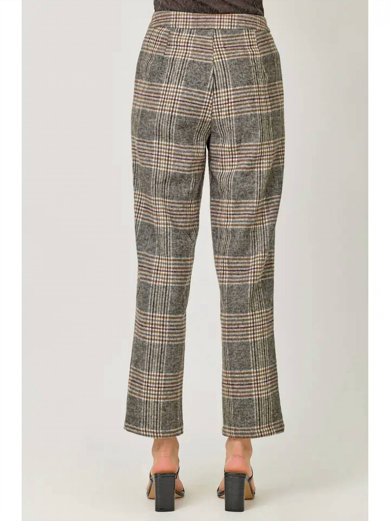 Mystree - Drew Plaid Trousers