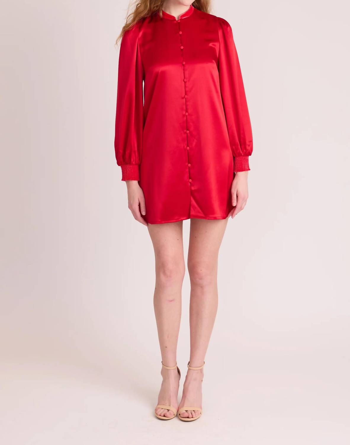 S'edge Normandy Mini Dress in lipstick 1 - women's dress