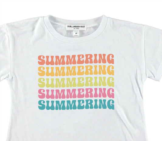Suburban Riot - Girl's Summering Boxy Tee